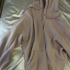 purple like brown zip up small worn once